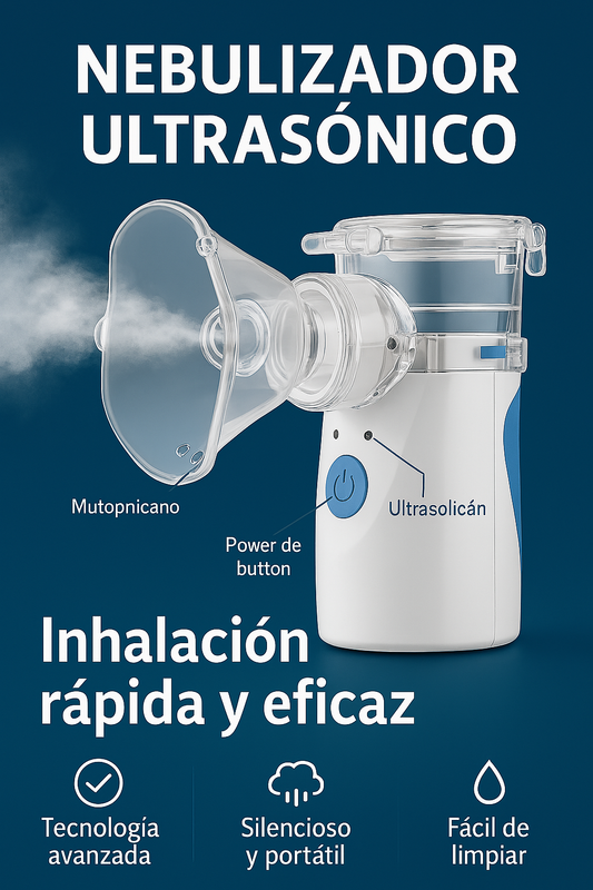 Nebulizador Portátil para Niños y Adultos: Alivio Respiratorio al Instante