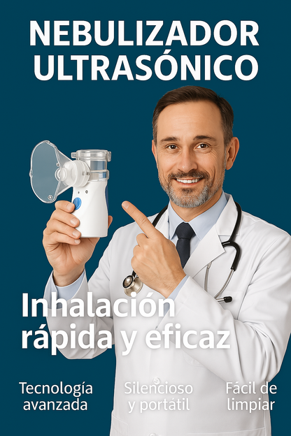 Nebulizador Portátil para Niños y Adultos: Alivio Respiratorio al Instante