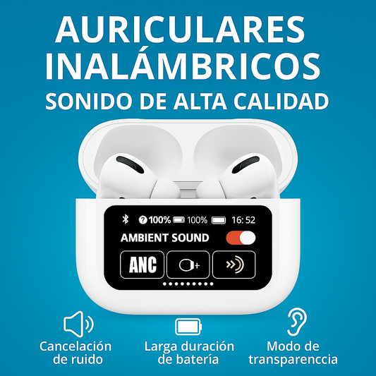 Audífonos A9 Pro: Sonido Premium, Confort y Tecnología Avanzada